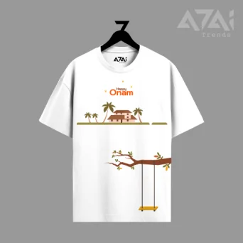 Onam Graphic T-Shirt | Kerala Festival Oversized Tee